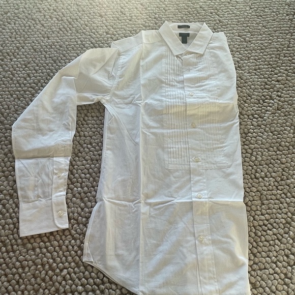 J Crew Boys Ludlow Tuxedo Shirt - Picture 4 of 4